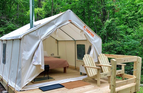 Ithaca RV Rental | Tentrr Signature Site - Gorges Hideaway at Little Leaf Farm