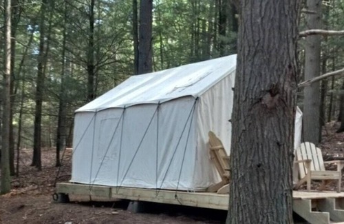 Montague RV Rental | Tentrr Signature Site - Hidden Hollow Pines
