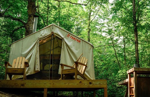 Rangeley Plantation RV Rental | Tentrr State Park Site - Maine Rangeley Lake State Park -Lakeview - Single Camp
