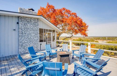 Canyon Lake House | Tequila Sunrise hot tub lake view firepit pool