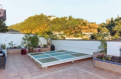 San Pedro House | Terrace with views to Alhambra. Morayma House.