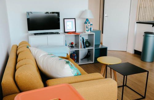 Plouguerneau Apartment | Terrasse face à l'océan pour 4 personnes