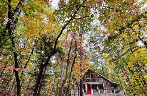 Lake of the Woods Cabin | The A-frame near the lake
