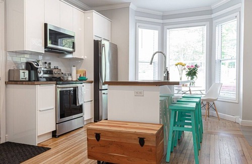 Downtown St. John's Apartment | The Bannerman Park Suite, Private Parking & Patio