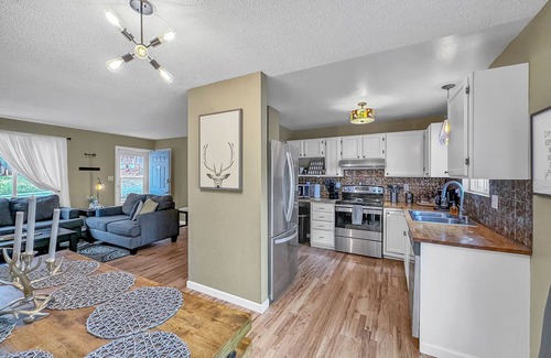 Colorado Springs House | The Base Camp at Red Rock Canyon- A block from hiking & biking trails!