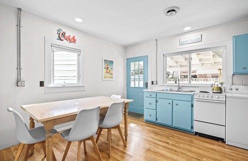 Atlantic Beach Cottage | The Beach Bunker-Renovated Vintage Coastal Retreat with Rooftop Deck & Golf Cart