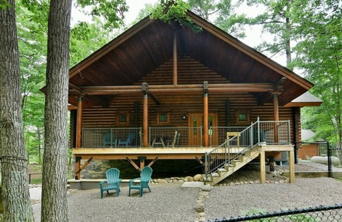 Drummond Cabin | The Bike House, an Euro Log Home near Cable and Drummond, WI