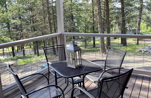 Lakeside Cabin | The Blacktail at Elk Ridge Village cabin 301A with views Flathead lake.