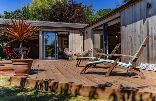 Hill Head Cabin | The Cabin - nestled within neatly landscaped gardens in the residential village of Hill Head