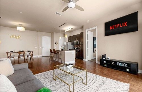 Arsenal Apartment | The Catalina: Pool, Pvt Balcony Riverwalk, AFB.n