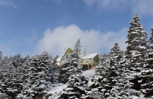 Placentia Ski Chalet | The Cliff House-Luxury Chalet with Hot Tub/View