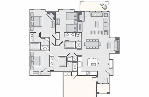 The Village Condo | The Club at Big Bear Village - 3BR/3BA Pres Suite