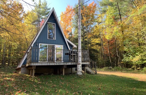 Wevertown House | The Cozy Blue A-frame