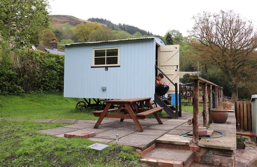 Cwmbach Apartment | The Cwtch, our cosy Shepherd's Hut