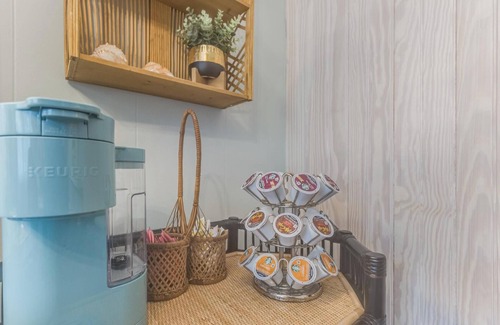 Biloxi Cottage | The Disco Mermaid, a newly renovated retro cottage in downtown Ocean Springs.