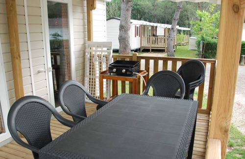 Saint-Julien-en-Born House | The Dune of Contis - Mobil Home 2ch Air Conditioning-TV