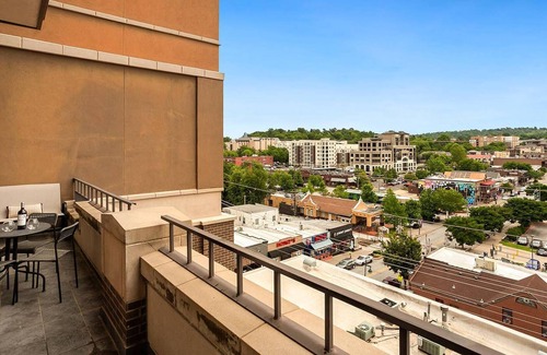 Fayetteville Apartment | The East View - Overlooks Downtown - Steps to Dickson