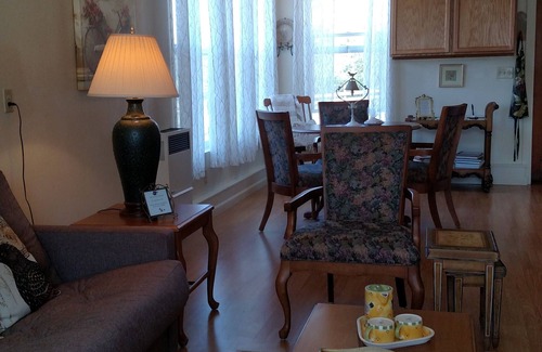 Ferndale Apartment | The Garden Suite has beautiful views of forests and pastures! It is dog friendly