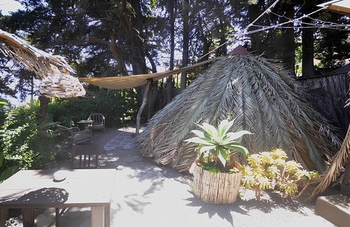Villa de Mazo Apartment | The Glamping, studio tent with bathroom, extra kitchen room, terrace.