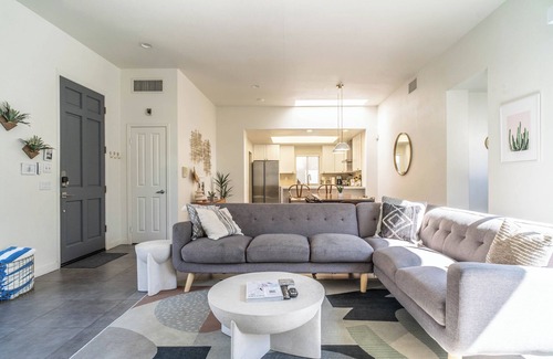 La Quinta Cove House | The Grey House, A Modern Pool Home in La Quinta