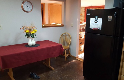 Hager City Apartment | The Hager House - River View - Pet Friendly - Walk-out Basement Apartment