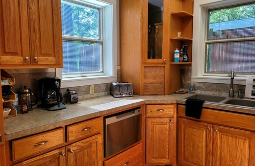Hot Springs Apartment | The Harrell House with Jacuzzi Tub - Dog Friendly
