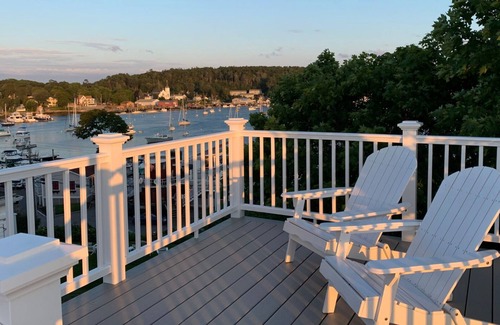 Boothbay Harbor House | The Helm House® w/Private Rooftop Deck - Harbor Views and Personalized Planning