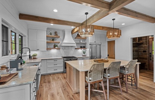 Banner Elk House | The JEM Mine at Eagles Nest: Views, Hot Tub, Ping Pong, Foosball, 3 Fireplaces!