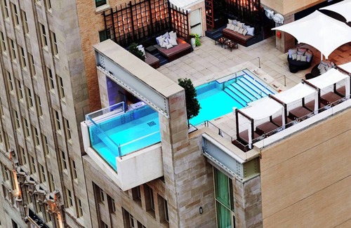 Downtown Dallas Hotel | The Joule Dallas – Deluxe Loft Suite with Two-Story Layout & Art Design