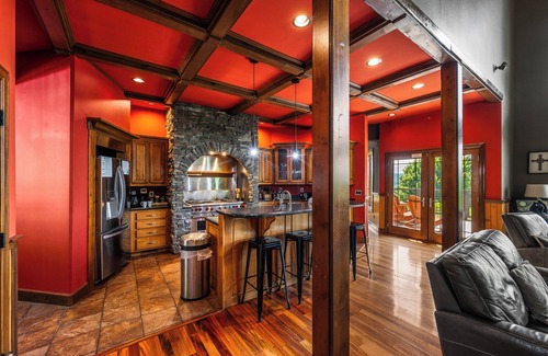 Sevierville Cabin | The King Of The Mountain-Breathtaking Views, 6617 Sq. Ft. Theater Room, Pool!