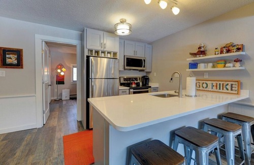 Bartlett Condo | The Knotty Chipmunk - Cozy Condo - Sleeps 6