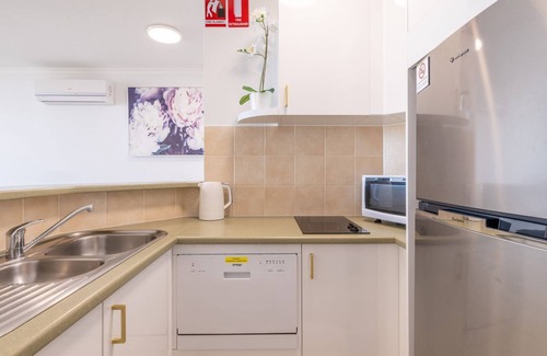 Nelson Bay Apartment | The Landmark unit 405 Resort style, spectacular water views, lift, linen, pool, games room, port-a-cot and highchair.