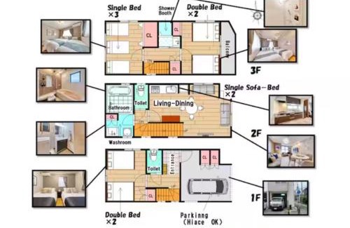 Nishinari House | THE LEAVES- MON RESORT- - Vacation STAY 16941