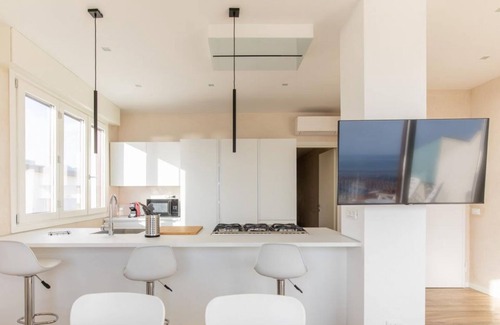 Lido di Camaiore Apartment | The Lighthouse beachfront penthouse with private parking space