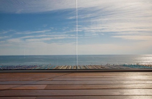Lido di Camaiore Apartment | The Lighthouse beachfront penthouse with private parking space