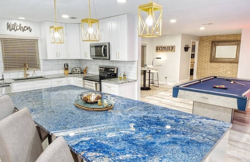 Tampa House | The Lily Pad- Pool Table Home