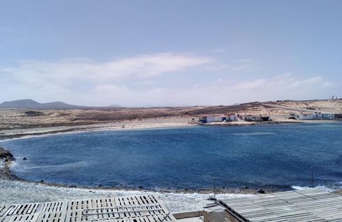 La Oliva Cabin | The lobster Shack sits on the beach of Majanicho, an old fishing village.