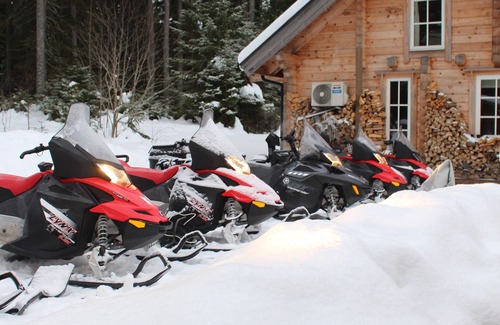 Gallo Ski Chalet | The Lynx lodge . cozy lakeside cottage .