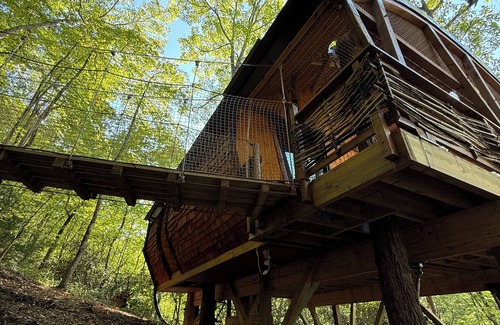 Sugarfork Cabin | The Marsu Treehouse, The Marsu - by Highlands Treehouse Retreat