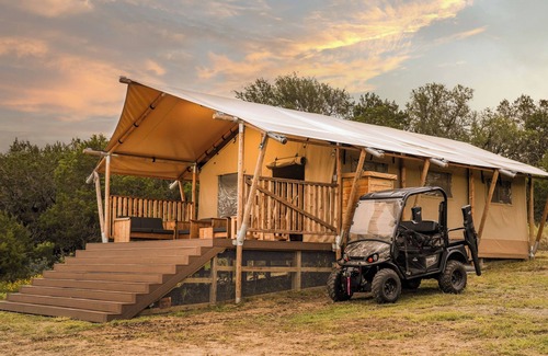 San Saba Cabin | The Meadow Tent at Hilla Ranch Glamping