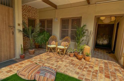 Thamel Apartment | The Melo pomelo courtyard. (Right in between Thamel and basantapur durbar square)