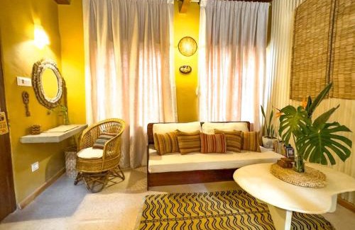 Thamel Apartment | The Melo pomelo courtyard. (Right in between Thamel and basantapur durbar square)