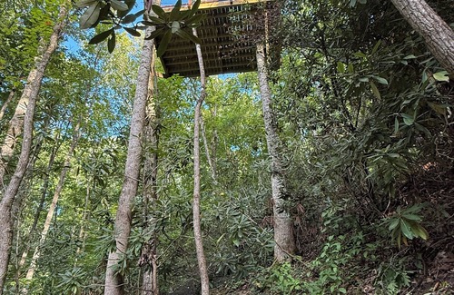 Sugarfork Cabin | The Mēos Treehouse, The Mēos - by Highlands Treehouse Retreat