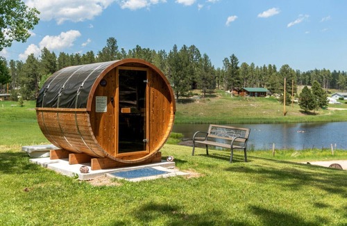 Custer Apartment | The Monet: Sauna + Firepit + Needle Views