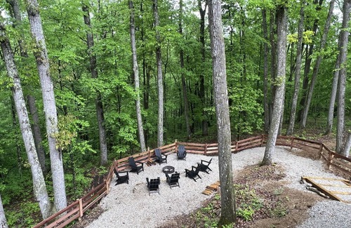 Rockbridge Cabin | The Monroe Hocking Hills- Luxury cabin, family friendly, great adult getaway