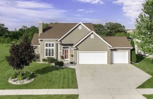 Fond du Lac House | The Morris Manor with pool and basement theater