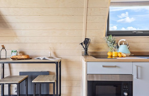 Wells Cabin | The Nave, Cathedral View - a chalet that sleeps 2 guests in 1 bedroom