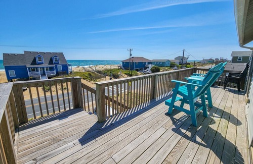 Sea Retreat House | The OBX RX - Wake up and salt air with this 4 BR Semi-Oceanfront, dog friendly home w/Private Pool!