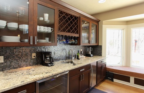 Saugatuck House | The open floor plan of this stunning custom home is great for entertaining