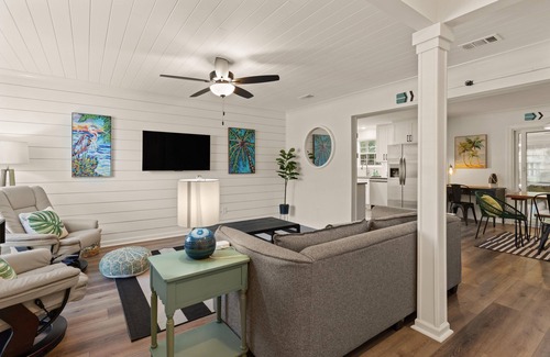 Jekyll Island House | The Palm - Renovated w/Game Room!